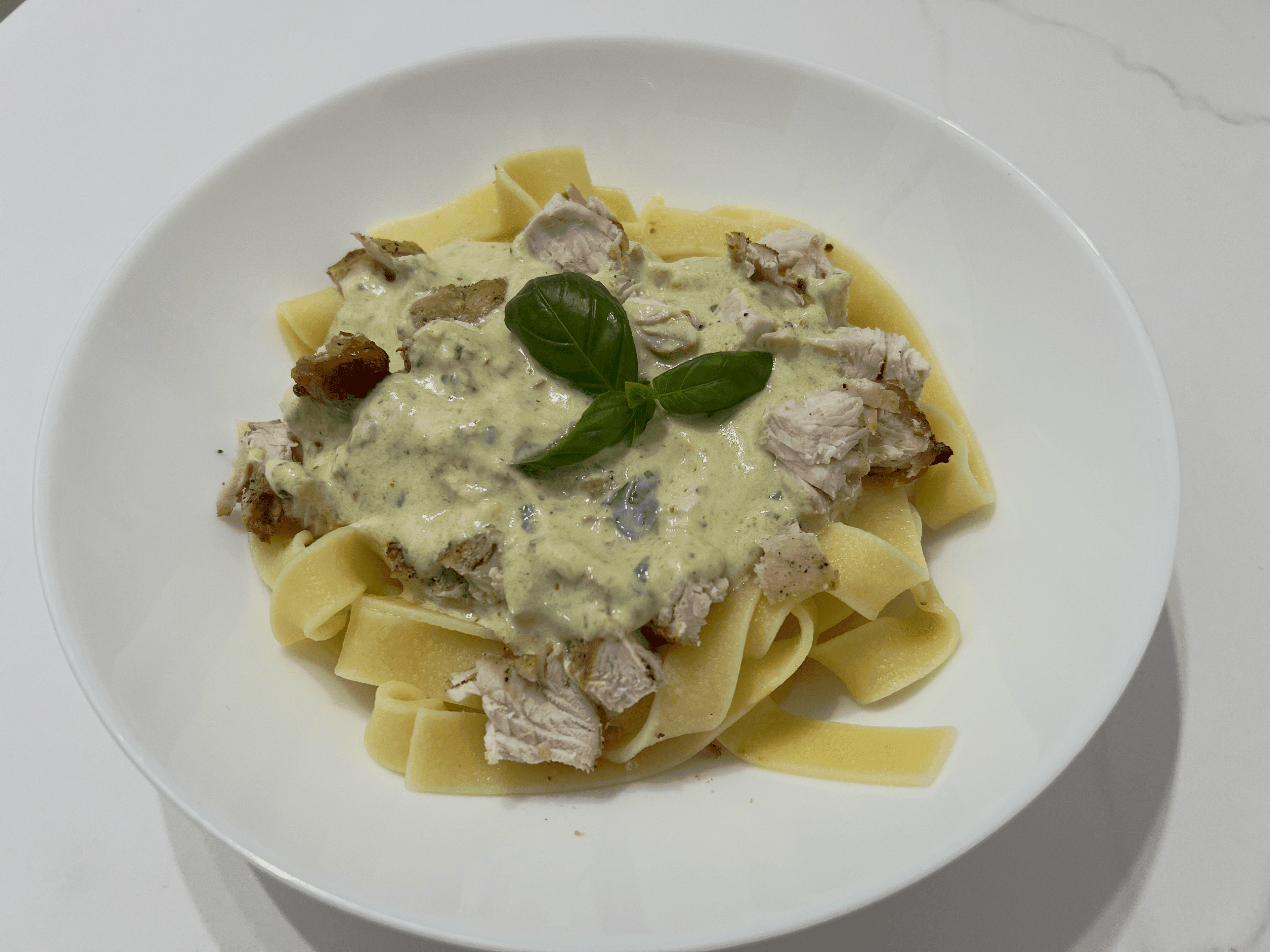 Pesto Turkey Pasta