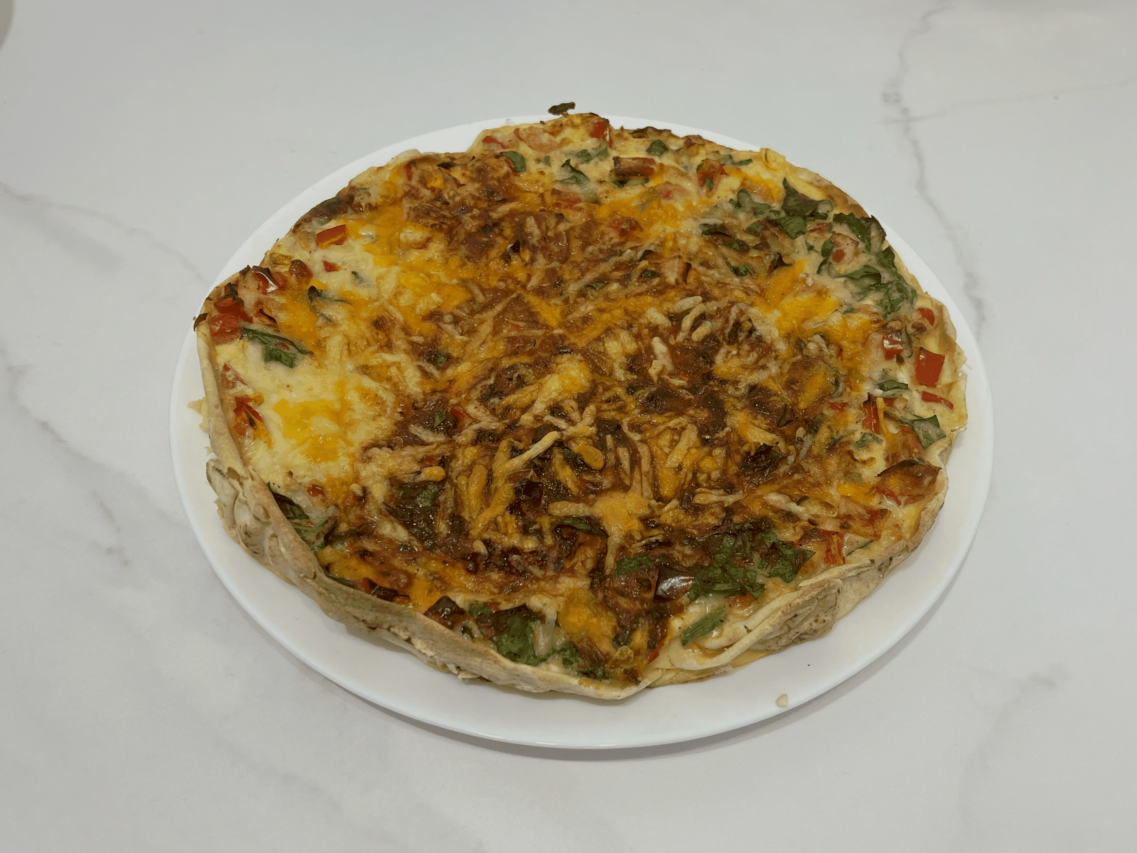 Quiche bogat în proteine